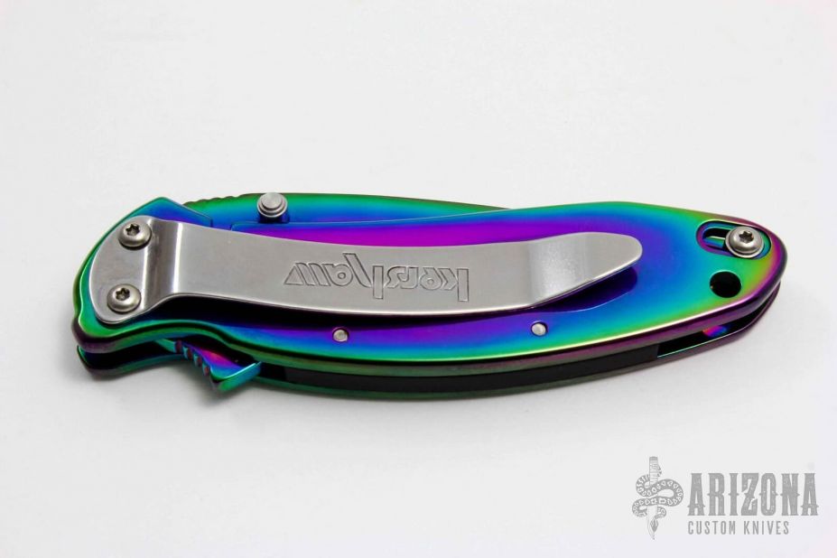 1660VIB Rainbow Leek  Arizona Custom Knives