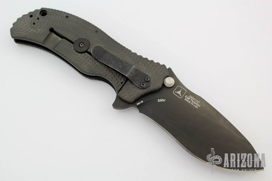 TADGEAR Zero Tolerance Knives 0300 Blackトリプルオートデザイン ...
