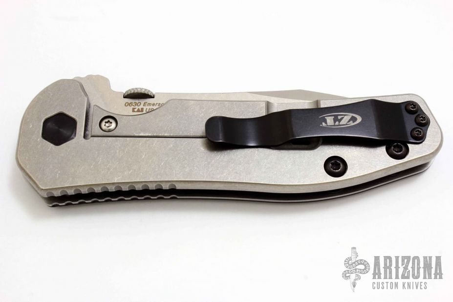 0630 Emerson Clip Point ZT Folder - Wave Removed