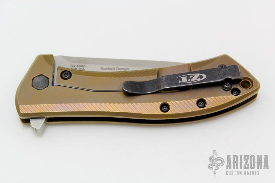 0801BRZ Rexford Flipper - Bronze Titanium