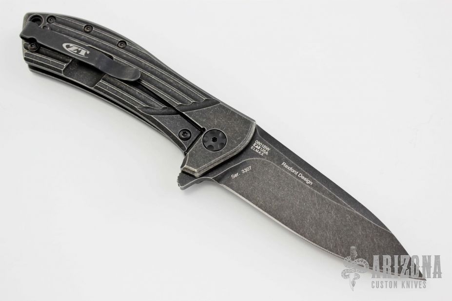 0801BW Rexford Flipper - Blackwash #3307