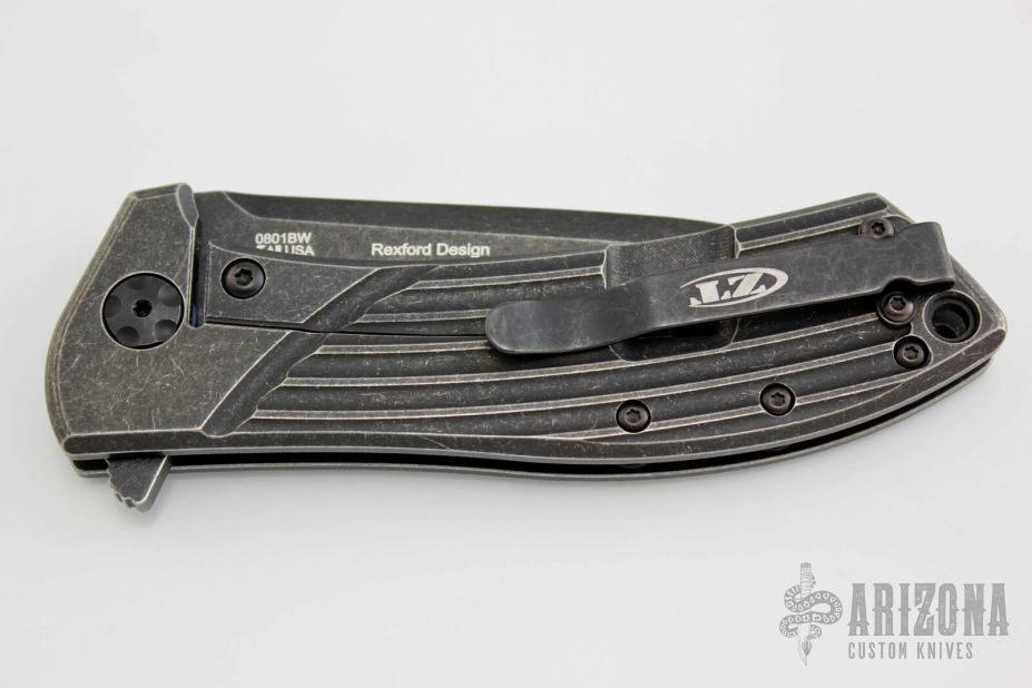 0801BW Rexford Flipper - Blackwash #3307