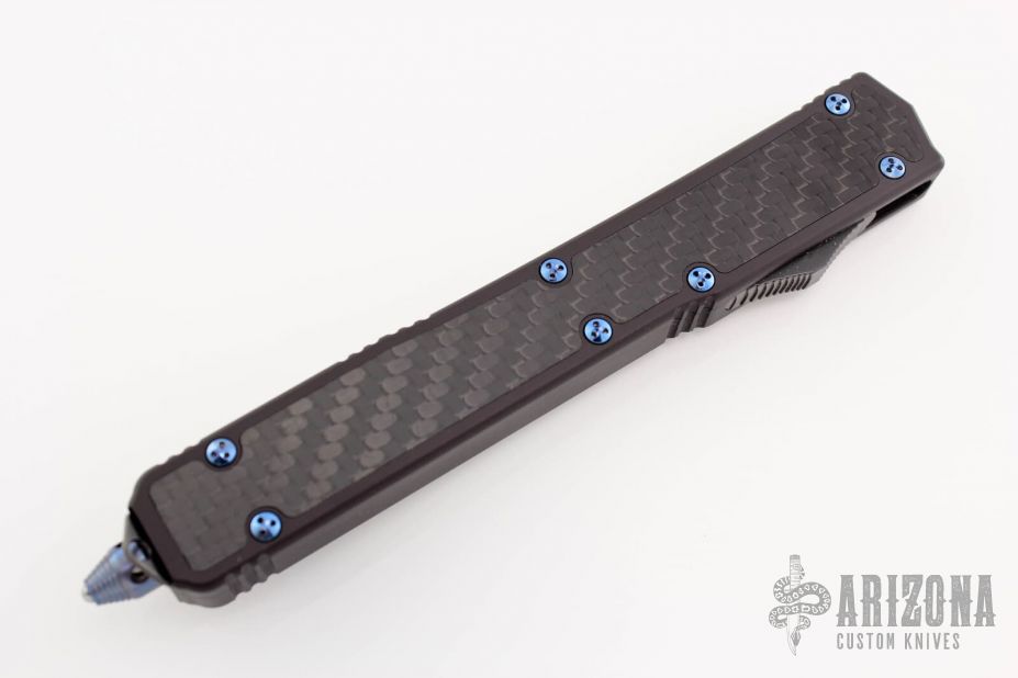 106-3Ti Makora II Black Full Serrated - Titanium Hardware