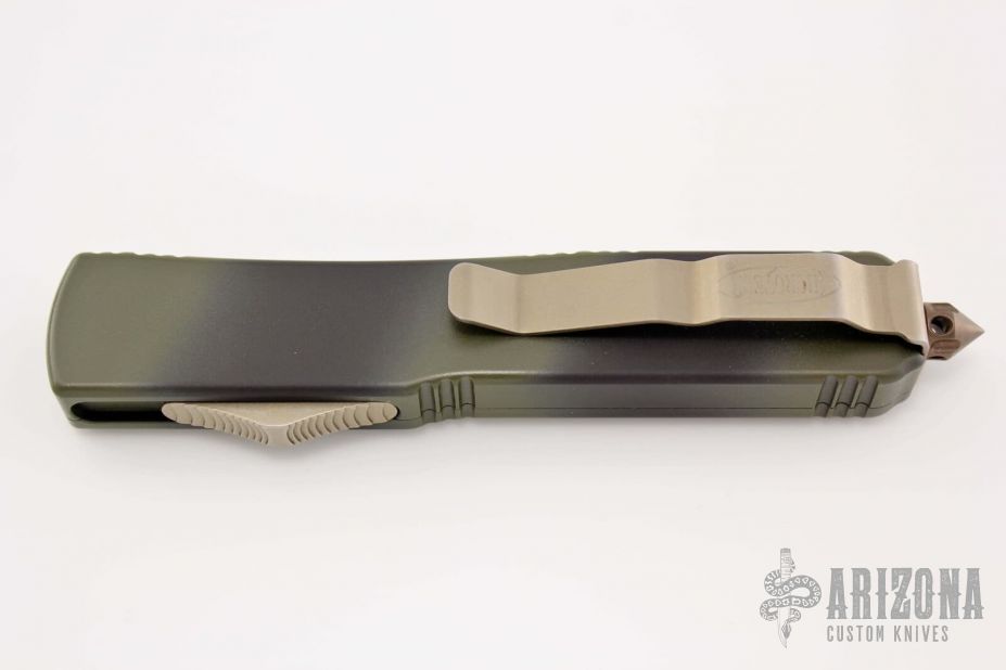 120-2GC Ultratech Bayonet Green Camo Serrated