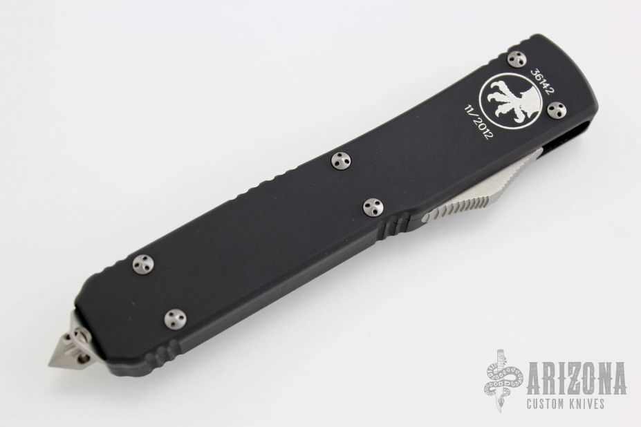 122-3 Ultratech D/E - Black Full Serrated