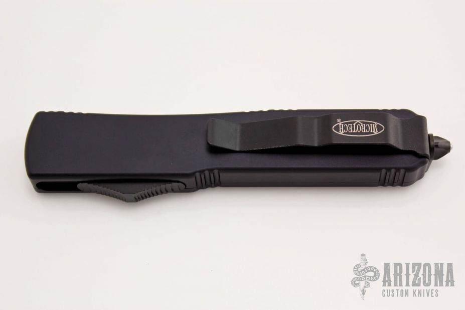 123-UMS Ultratech T/E - Black Serrated Tactical