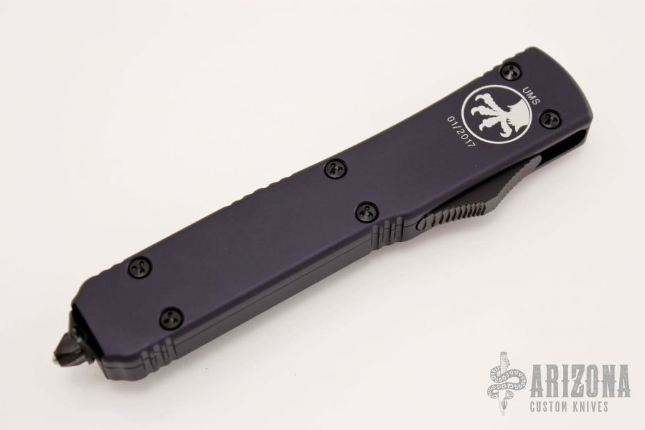 123-UMS Ultratech T/E - Black Serrated Tactical