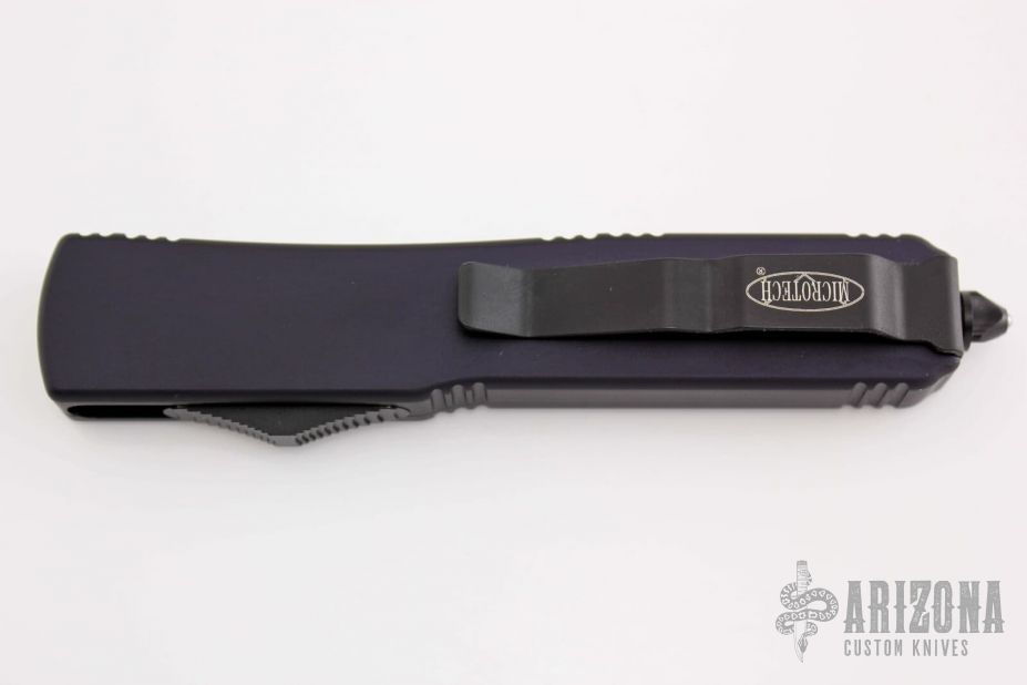 123-UMS Ultratech T/E - Black Serrated Tactical