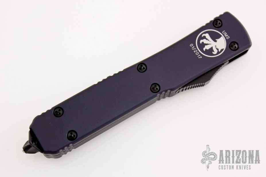 123-UMS Ultratech T/E - Black Serrated Tactical