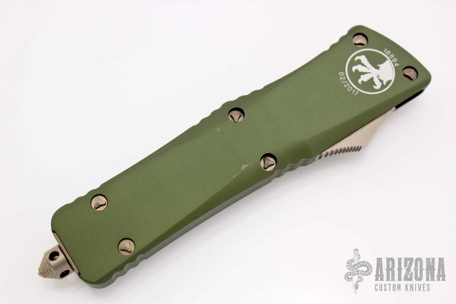 142-15OD Combat Troodon Bronze Full Serrated