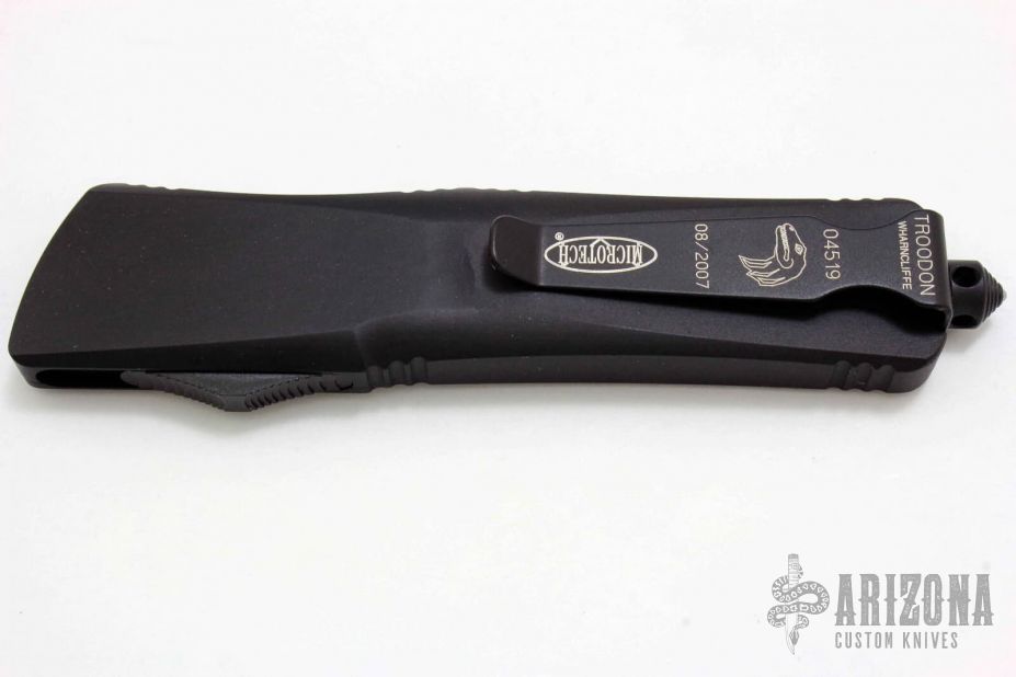 147-10 Troodon Wharncliffe Black Tactical Plain Edge