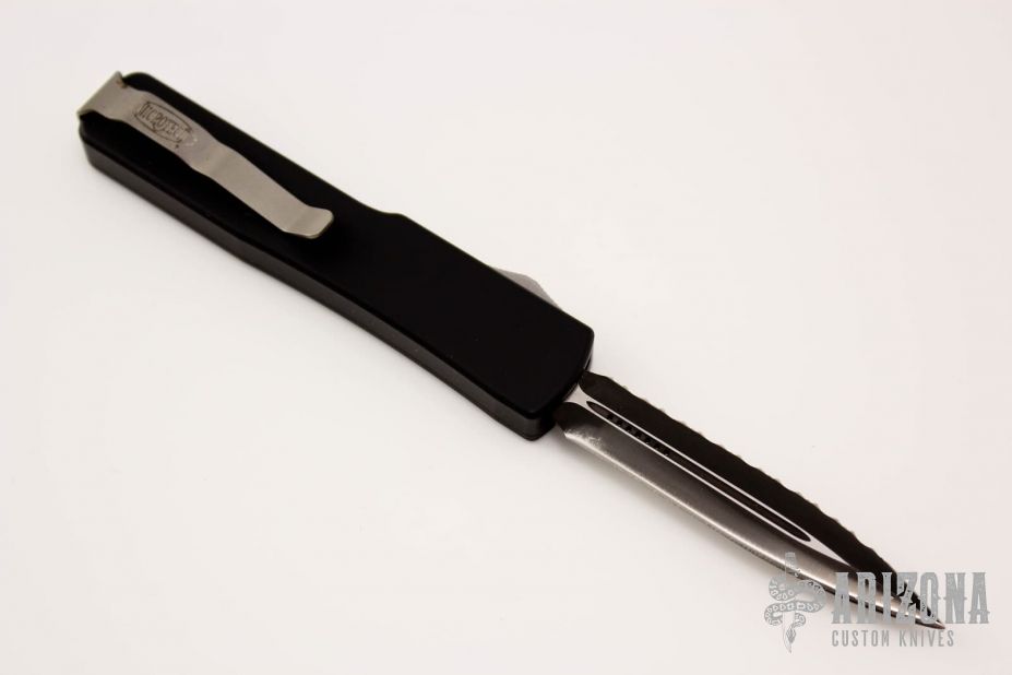 147-3 UTX-70 - D/E Black Full Serrated