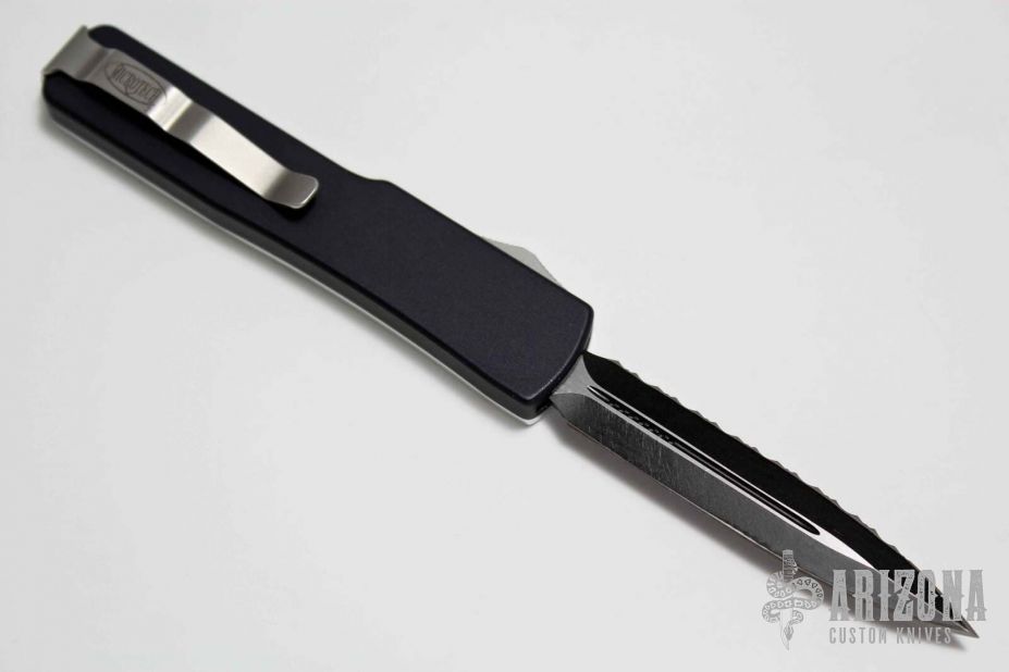 147-3 UTX-70 - D/E Black Full Serrated - Polished