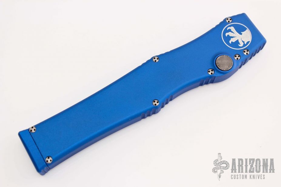 150-6BL Halo V T/E - Blue Satin Full Serrated