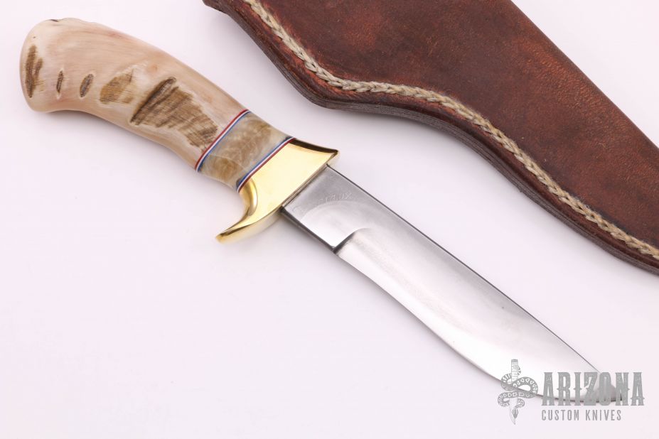 Bowie Knife with Sheath  Big Hunting Knife USA - Perkin Knives