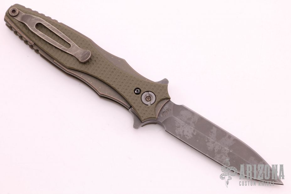 Maximus - Green Battlefield Pickup | Arizona Custom Knives
