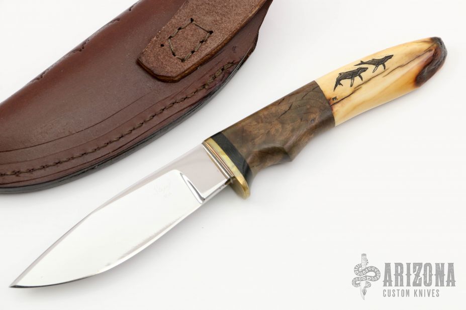 Scrimshaw Hunter - Arizona Custom Knives