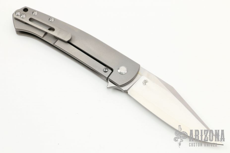 P57 Stainless Steel Paper Knife w/Pewter Handle