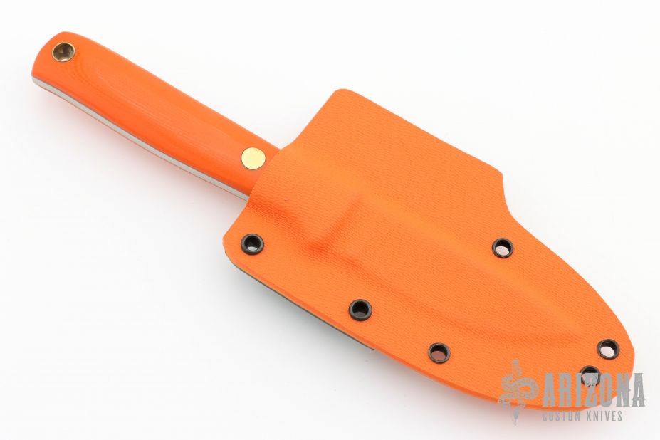 K-46 Hunter Scalpel - Safety Orange | Arizona Custom Knives