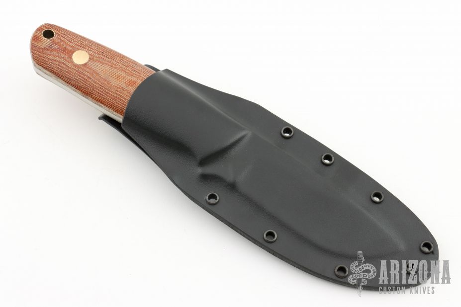 KS-1 Master Skinner - Natural Canavs Micarta - Arizona Custom Knives