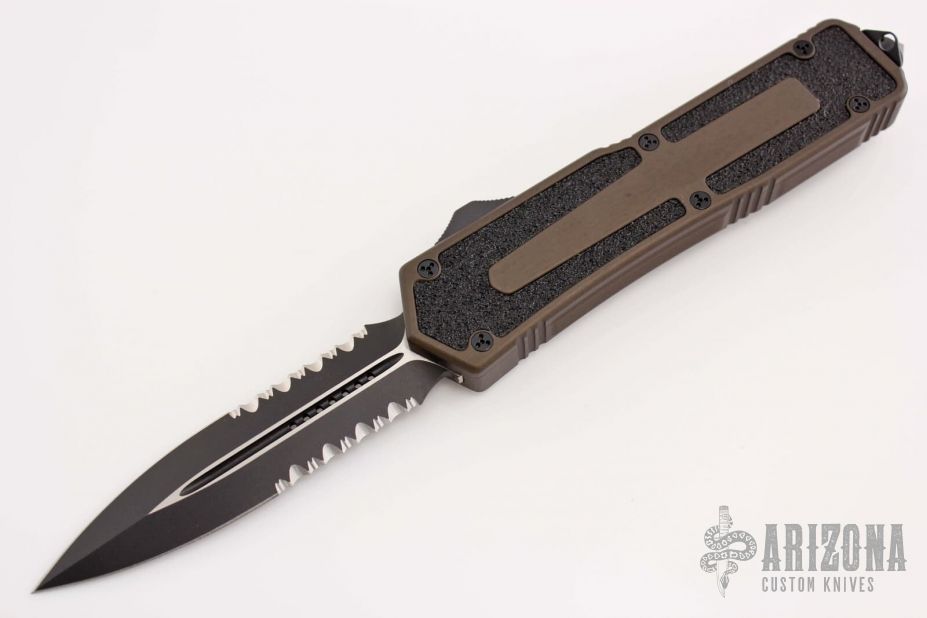 175-2T Scarab D/E - Black Tactical Serrated - #078of100