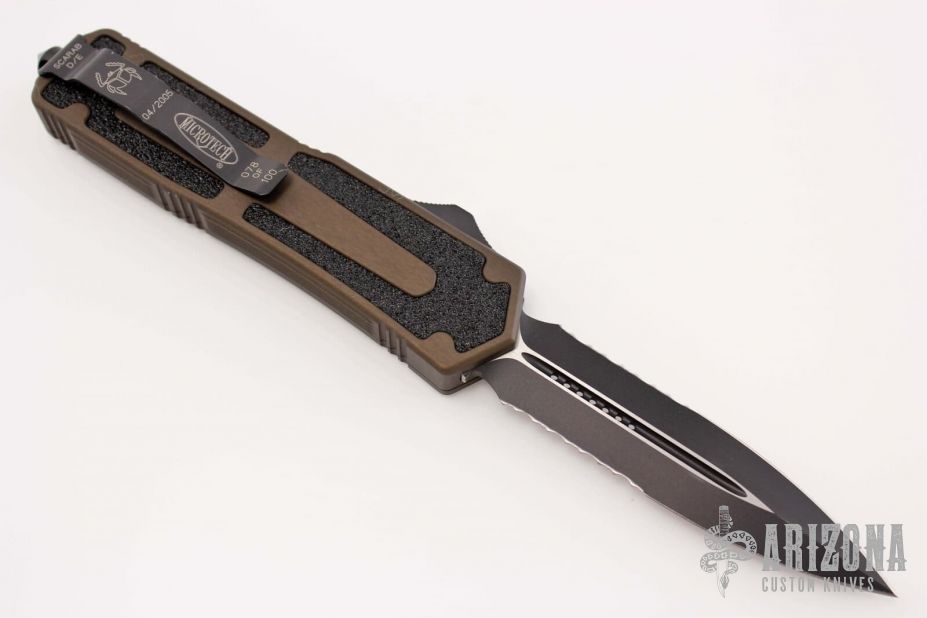 175-2T Scarab D/E - Black Tactical Serrated - #078of100