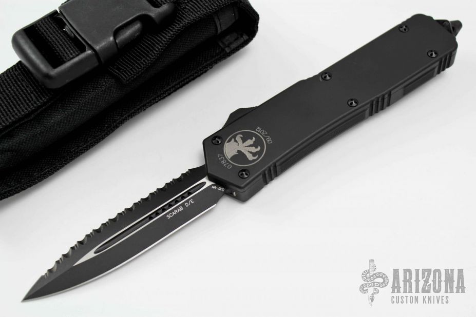 176-3T Scarab Executive D/E Black Tactical Serrated