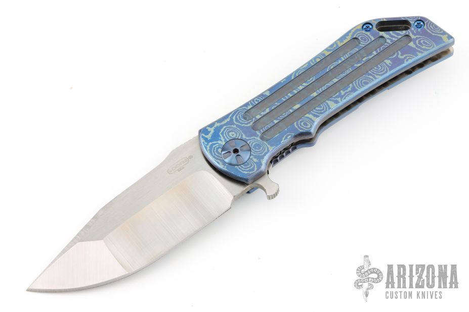 Dominator V4 - Full Dress San-Mai & MokuTi - Arizona Custom Knives