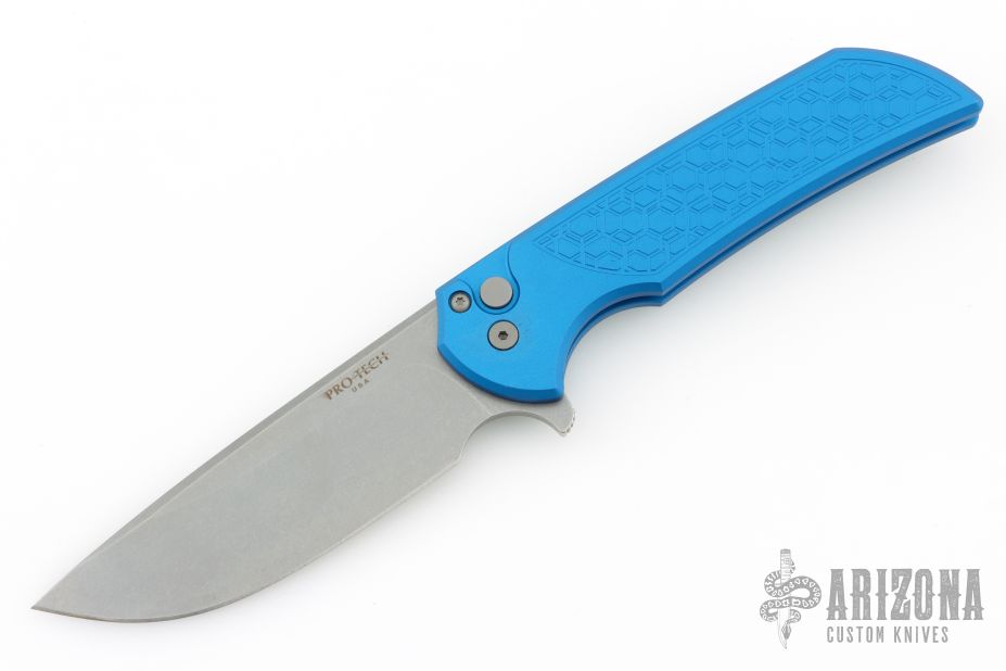 MX105-Blue-Gridlock Mordax - Arizona Custom Knives