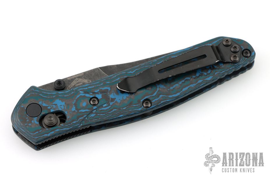 NOBBKZ様オーダー 940BK-2404 940 Osborne AXIS Lock Knife Arctic Storm Fatcarbon
