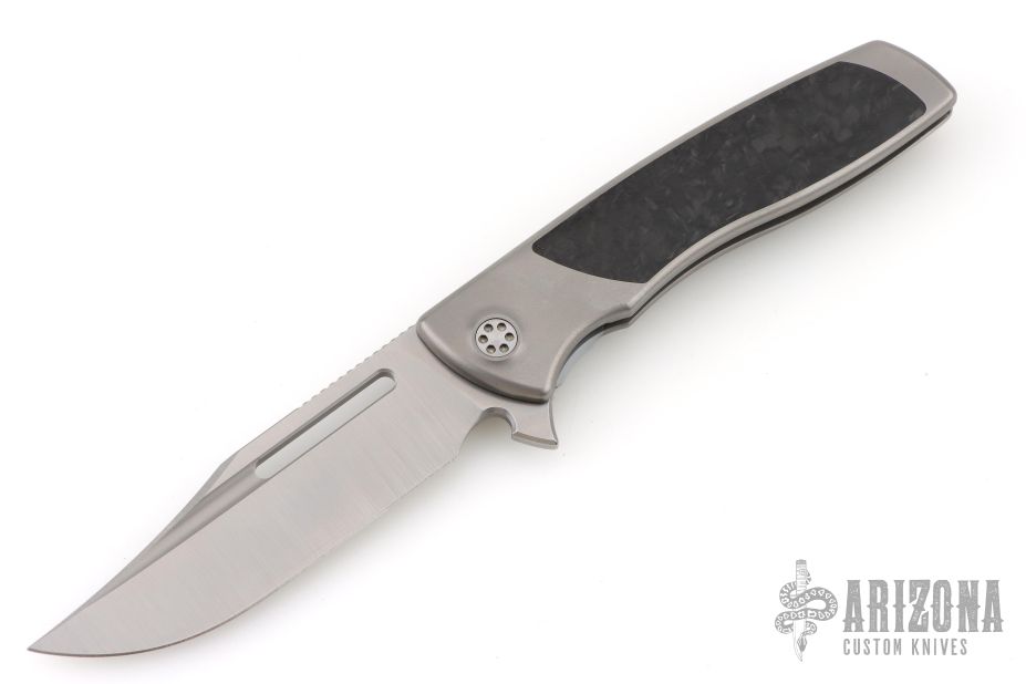 小物 ARIZONA SILVER EVO Typhoon Flipper - Arizona Custom Knives