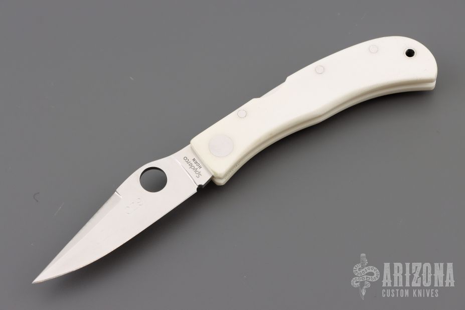 希少品08白震斬SLP公式AGSカスタム AGSP-1W - Jess Horn #029 - Arizona Custom Knives