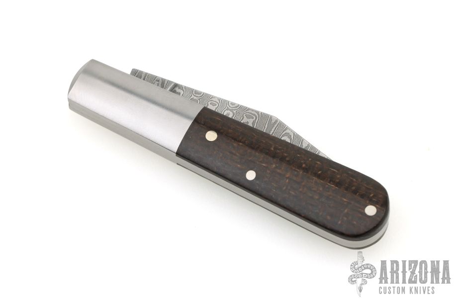 110038DAM Barlow M4 Sherman-Damast - Arizona Custom Knives