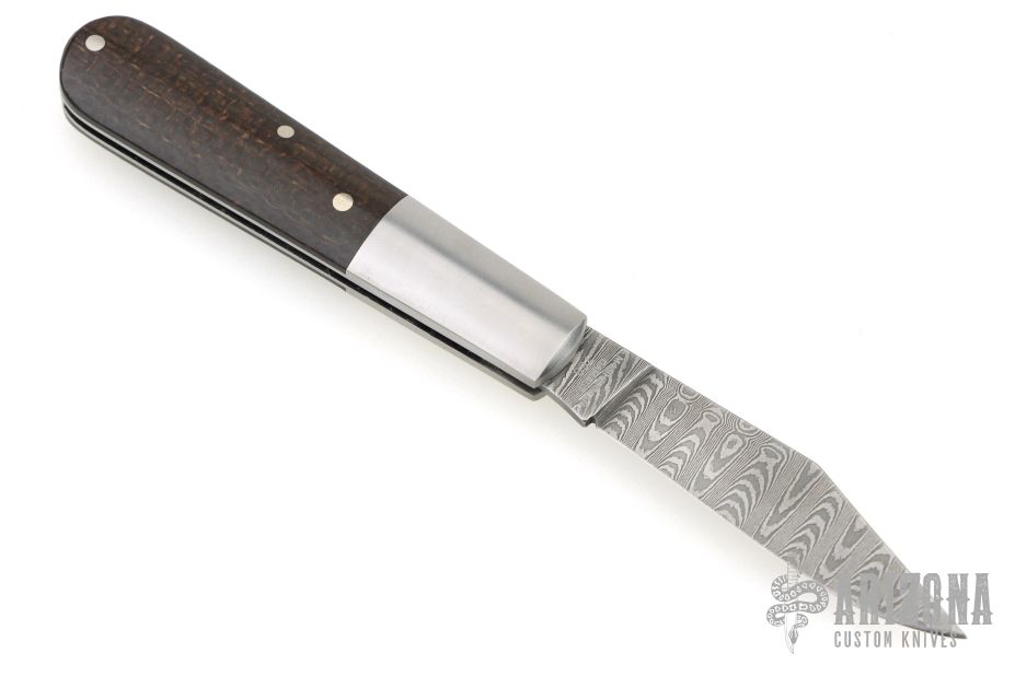 110038DAM Barlow M4 Sherman-Damast - Arizona Custom Knives