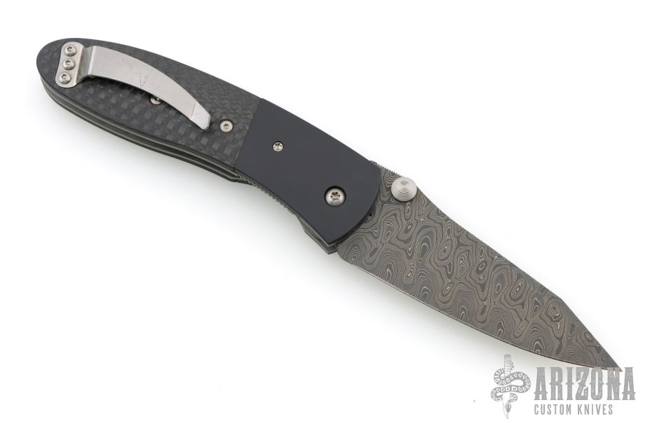 Lightfoot LCC D/A - Damascus 11/2002 #141 - Arizona Custom Knives