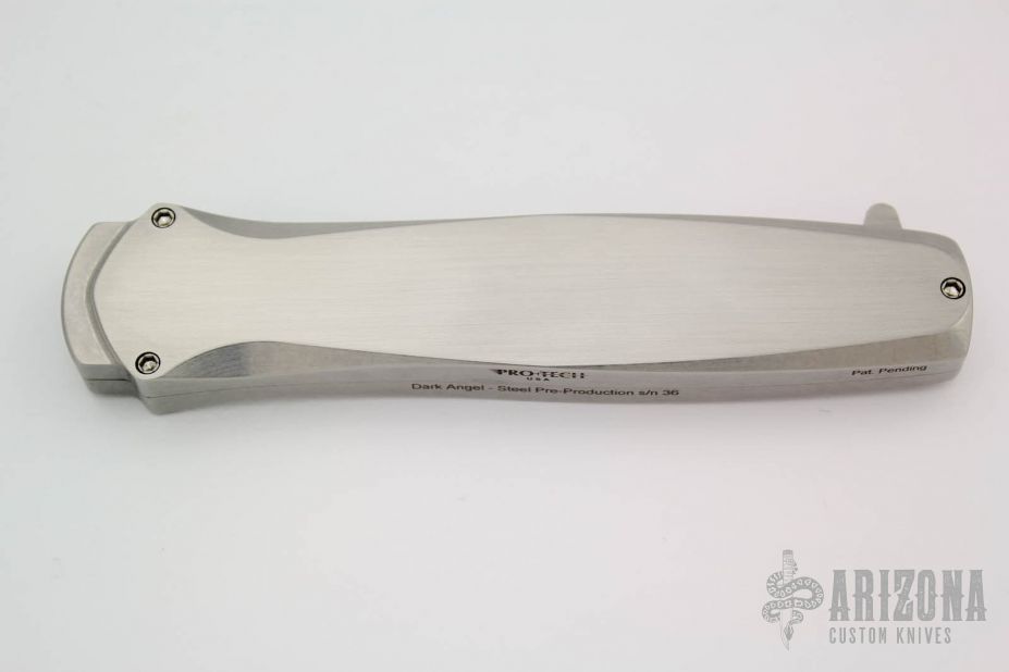 3211 Dark Angel Steel Custom - 416 SS Handle / Stonewash Blade (Pre-Production)