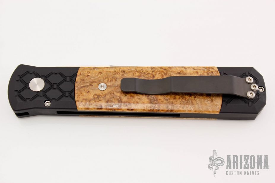 941 Godfather - Engraved Handle w/ Black Ash Burl
