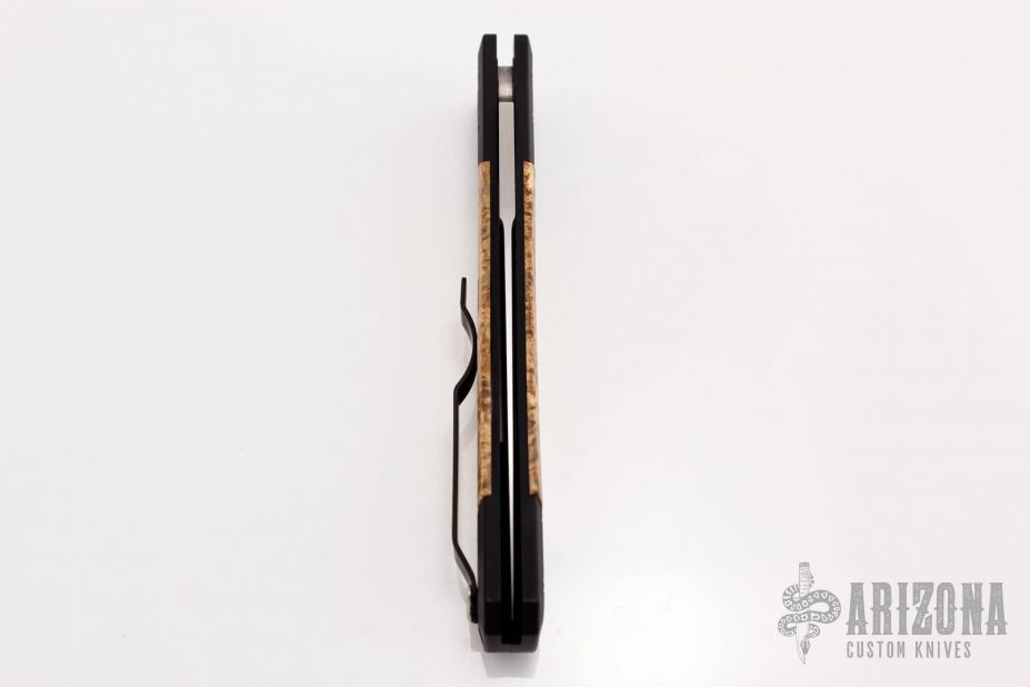 941 Godfather - Engraved Handle w/ Black Ash Burl