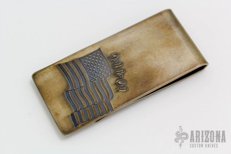 9-11-01 Money Clip - Titanium