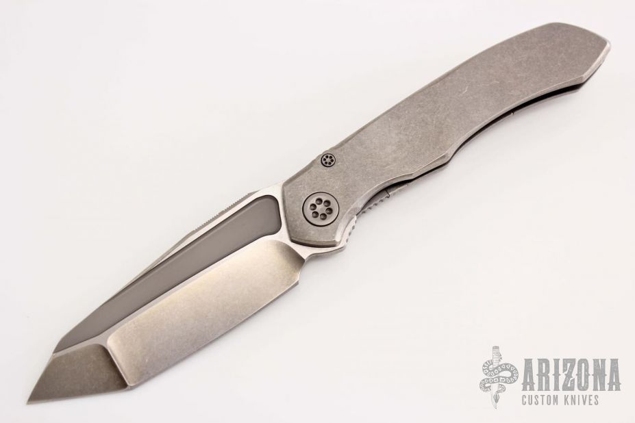 ANAX Tanto Tri-tone Stonewash Titanium