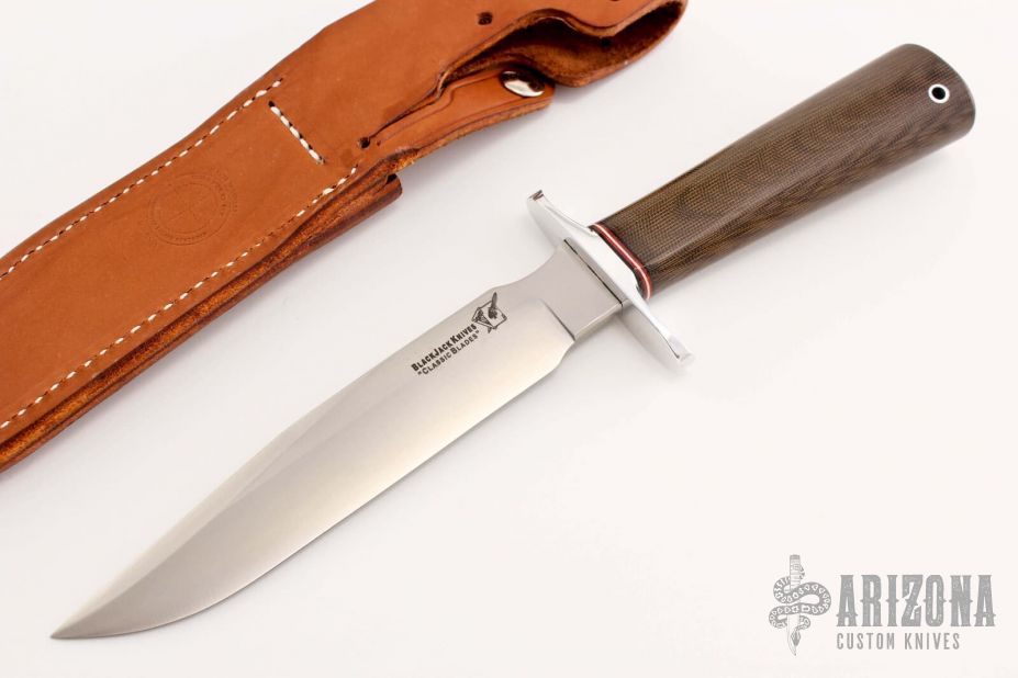 Blackjack Classic #1-7 - Green Micarta