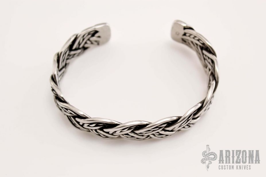 Celtic 8 Twist Stainless Steel Bracelet - XL
