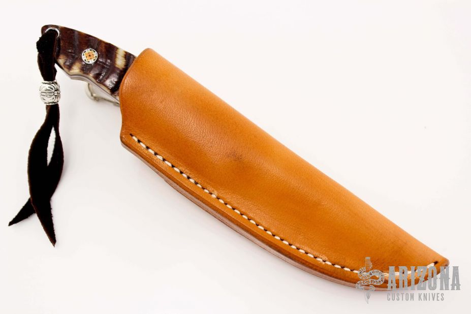 Clip Point Fixed Blade - Big Horn Sheep