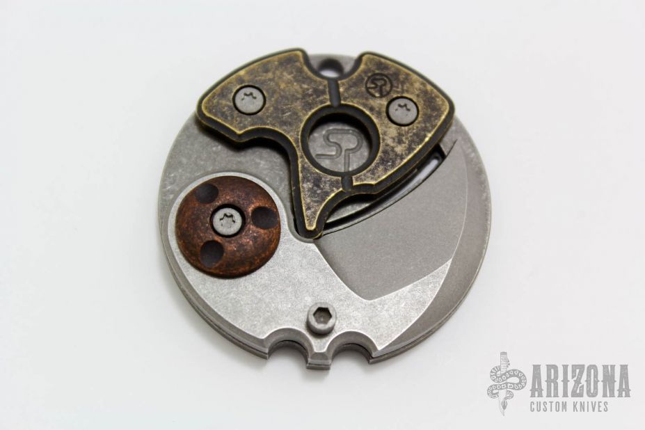 Coin Claw - Antiqued Brass and Copper