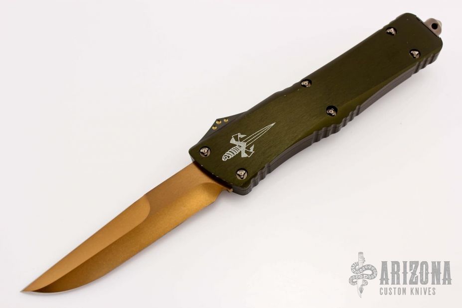 Combat Troodon - Clip Point Bronze DLC Stonewash - OD Green