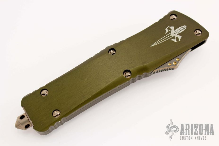 Combat Troodon - Clip Point Bronze DLC Stonewash - OD Green