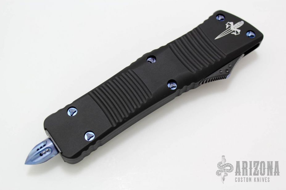 Combat Troodon - Hellhound Straight Razor Damascus