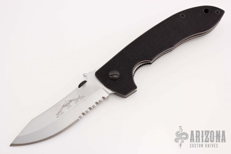 CQC-8 - Silver Serrated - No Swedge