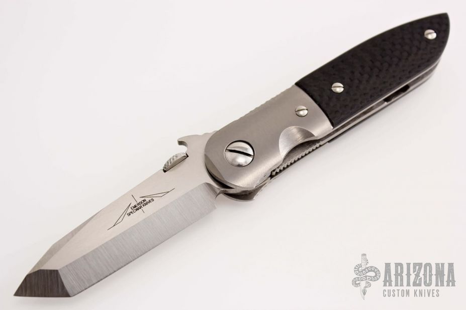 Custom CQC-5 - Polished Bolster and CF Scales