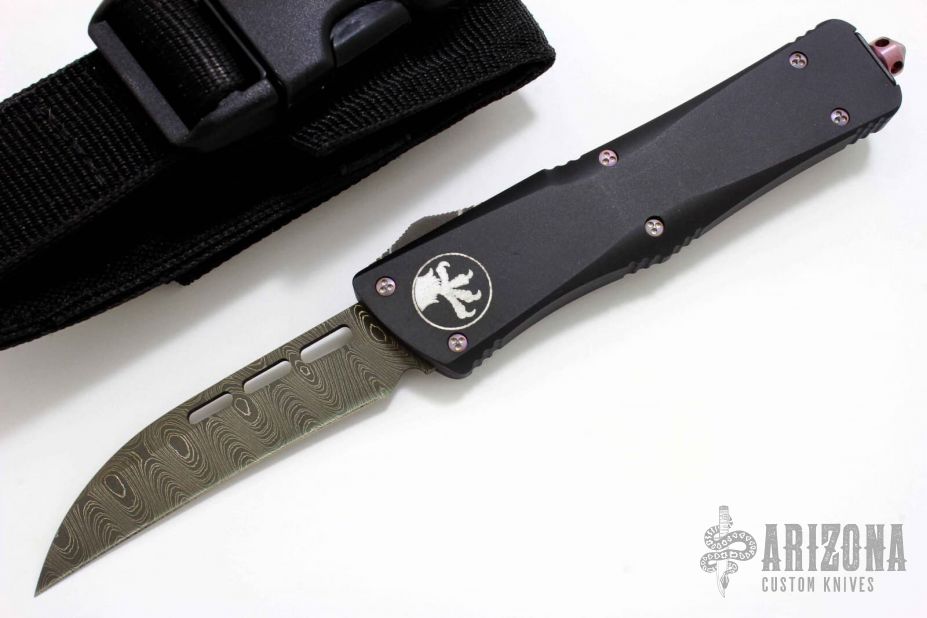 Custom Devin Thomas Damascus Troodon Wharncliffe (S/N #012)